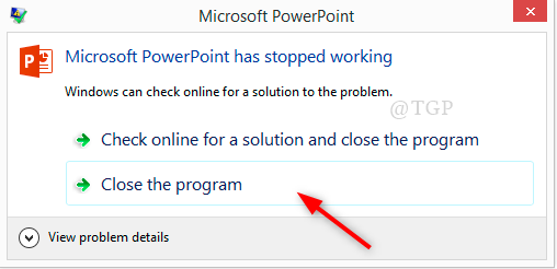 [Arreglar] Microsoft PowerPoint ha dejado de funcionar el problema